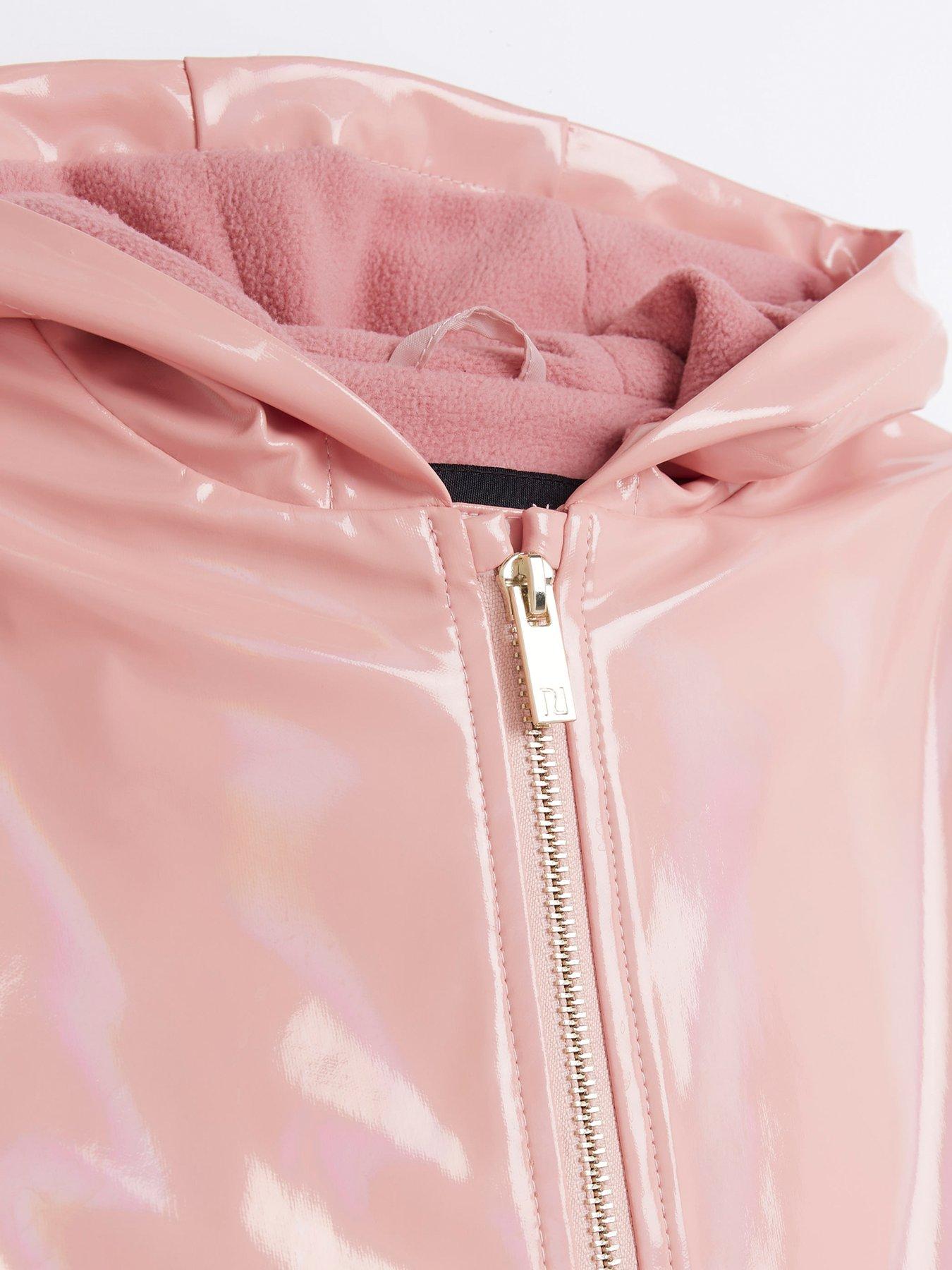 Girls iridescent store raincoat