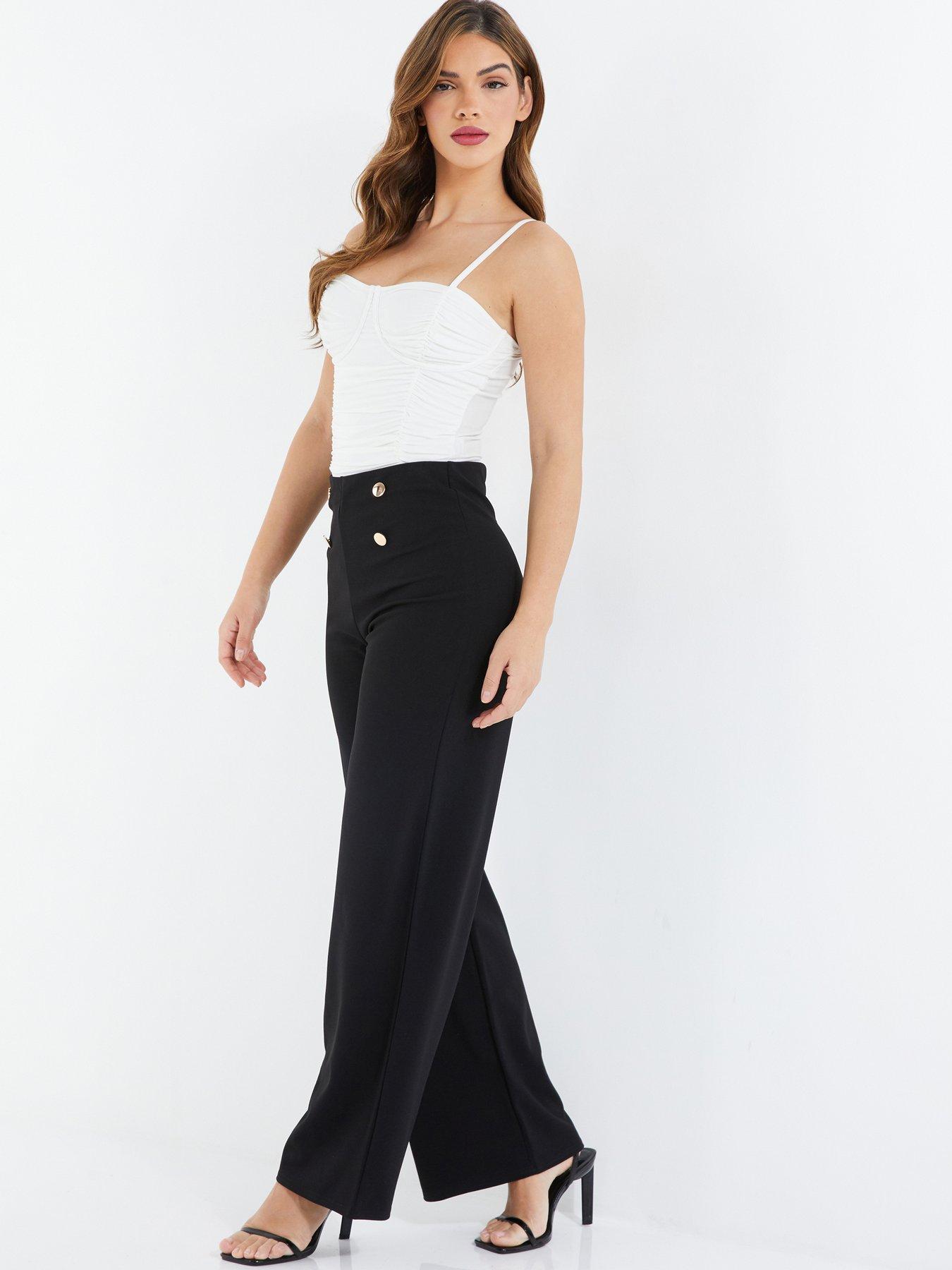 Quiz best sale flared trousers