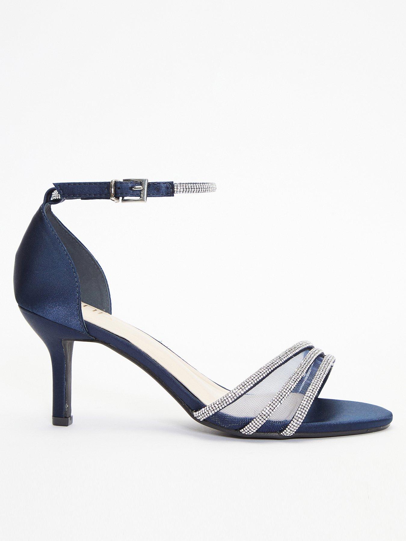 Blue store low heel