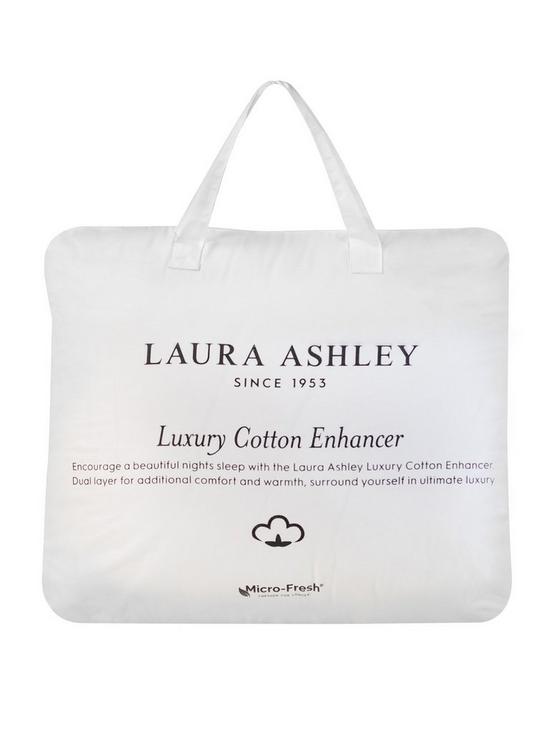 stillFront image of laura-ashley-luxury-cotton-enhancer-mattress-topper