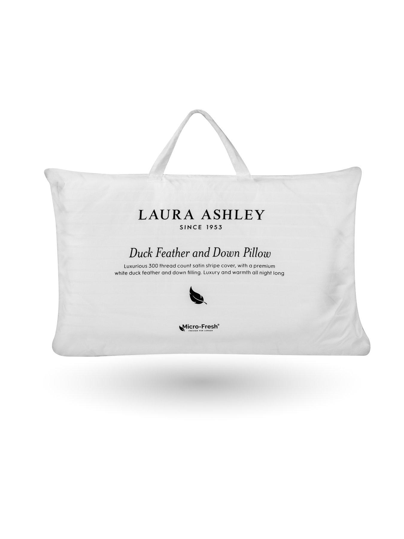 Image 3 of 4 of Laura Ashley Duck Feather and Down Pillow - White
