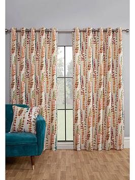 Product photograph of Sundour Santa Maria Eyelet Curtains from very.co.uk