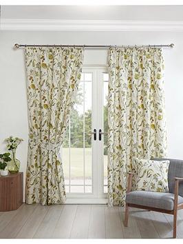 Product photograph of Sundour Grove Pencil Pleat Curtains from very.co.uk