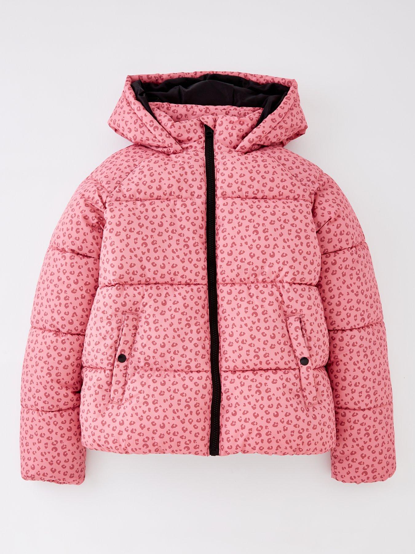 Leopard print hotsell padded jacket