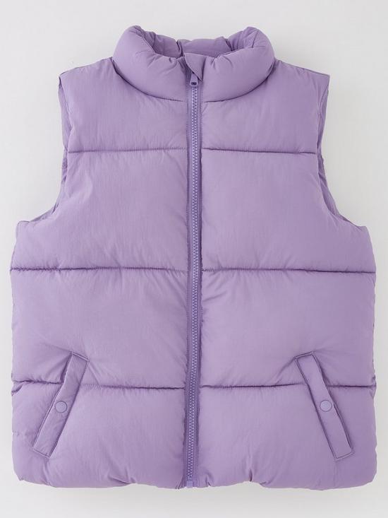 front image of v-by-very-fashion-quilt-gilet-purple