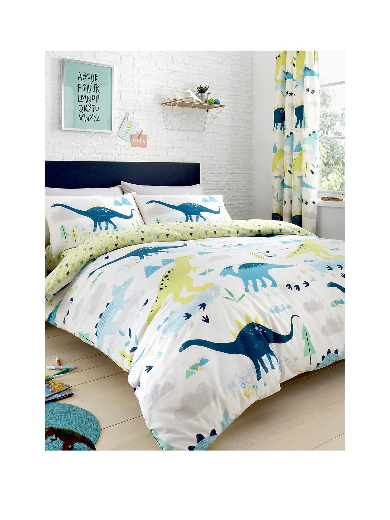 Dinosaur single shop bed set