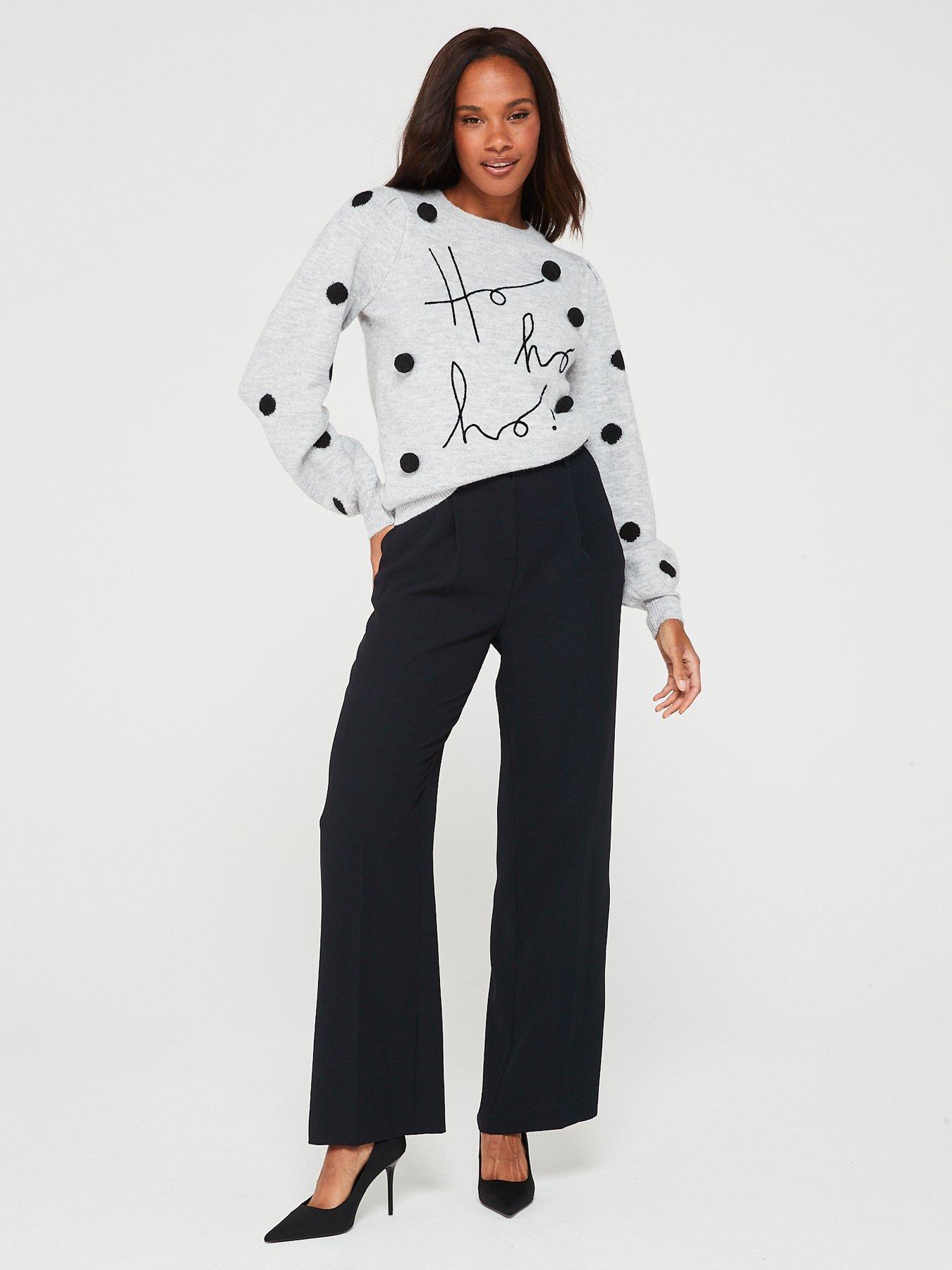 Black pom hotsell pom jumper