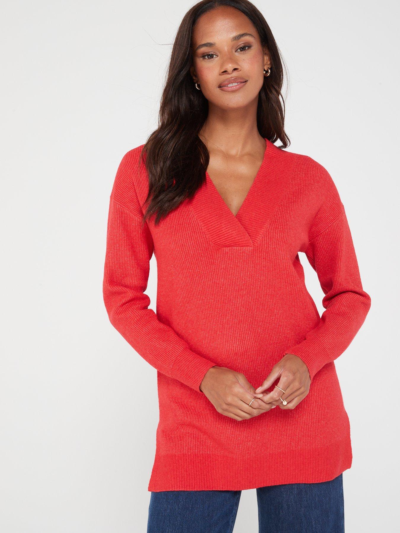 Red jumper clearance womens uk