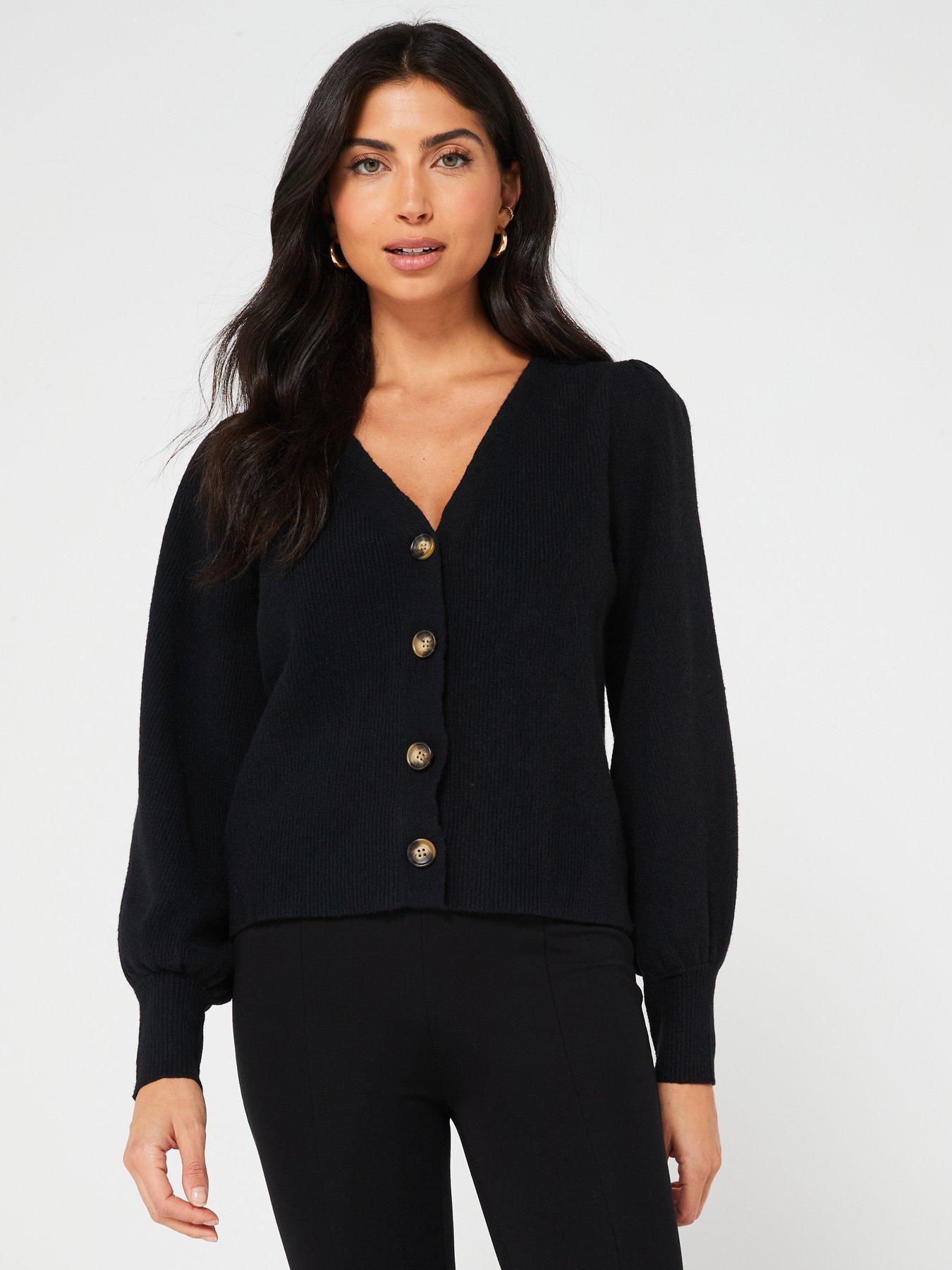 Women s Black Cardigans Longline Cardigan Very