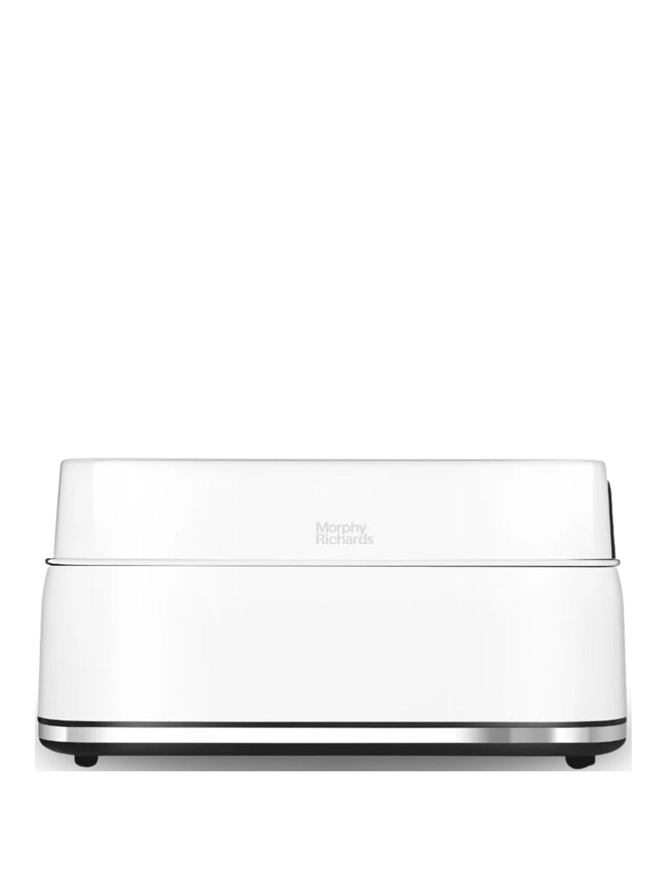 Product photograph of Morphy Richards Signature Matt 4-slice Toaster Matt Moonlight White from very.co.uk