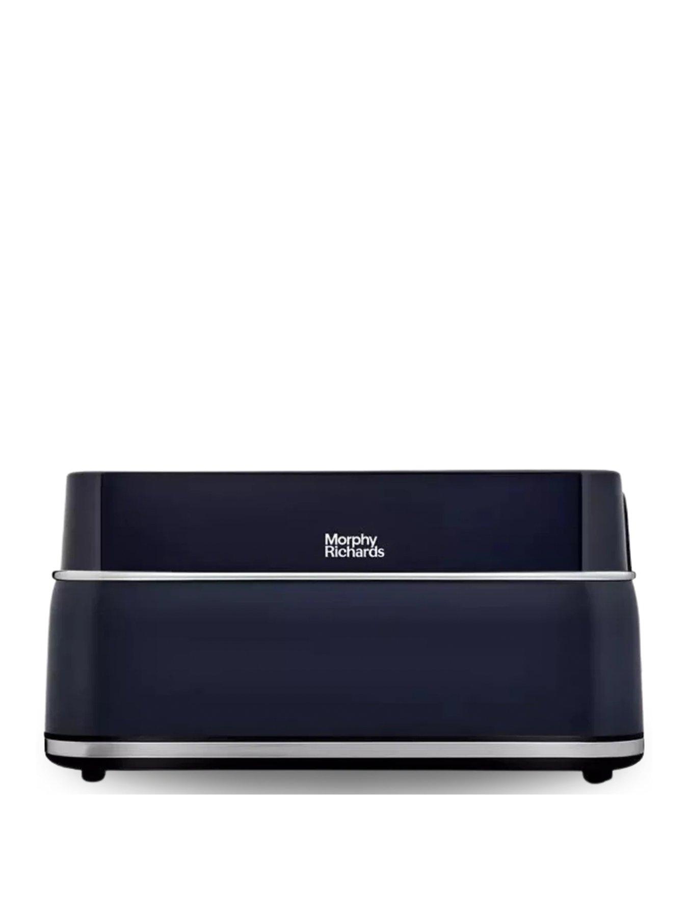 Product photograph of Morphy Richards Signature Matt 4-slice Toaster Matt Midnight Blue from very.co.uk