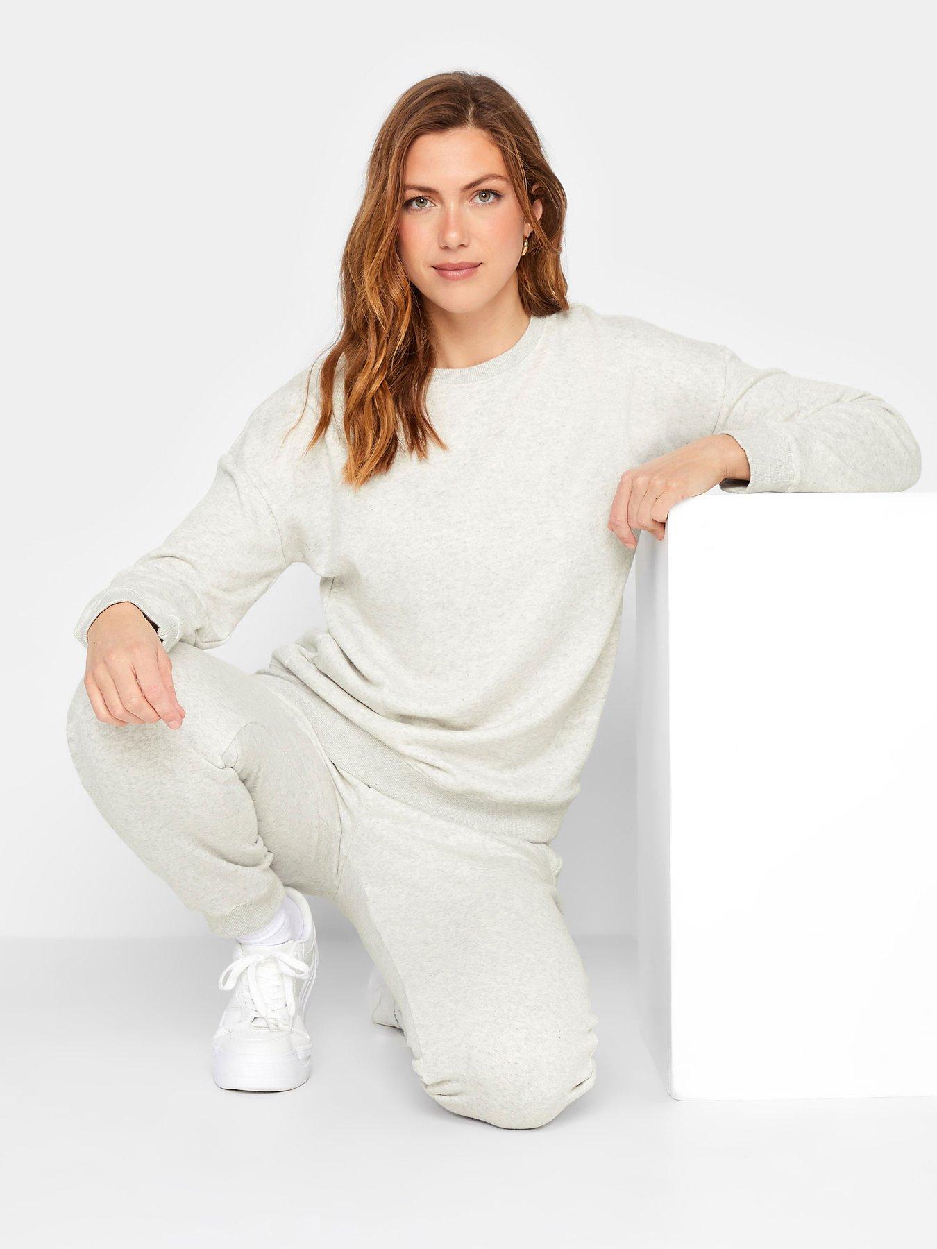 long-tall-sally-light-grey-marl-sweatshirt