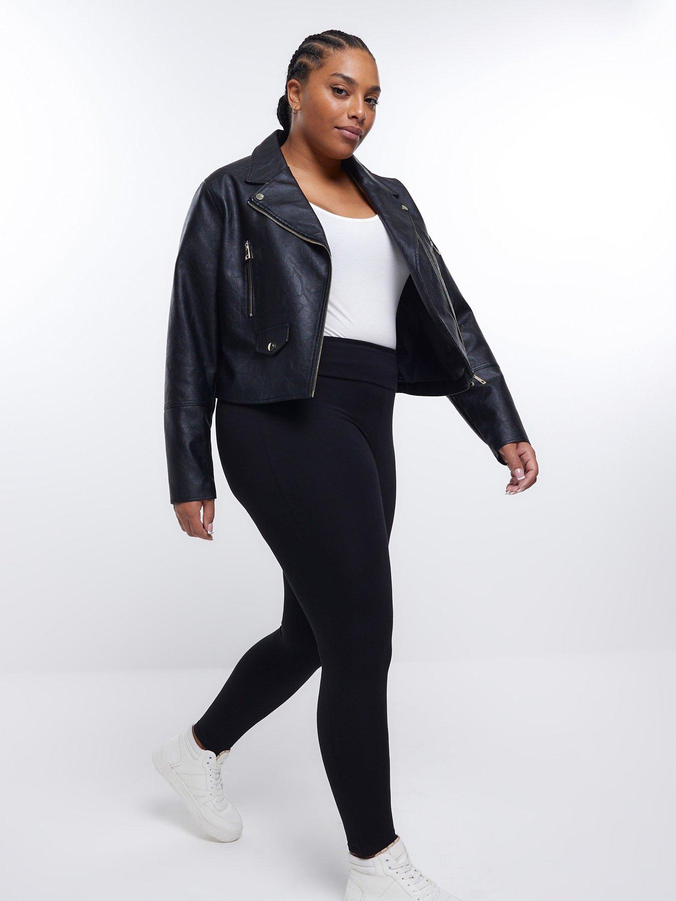 RI Plus Plus High Waisted Jersey Legging Black Very