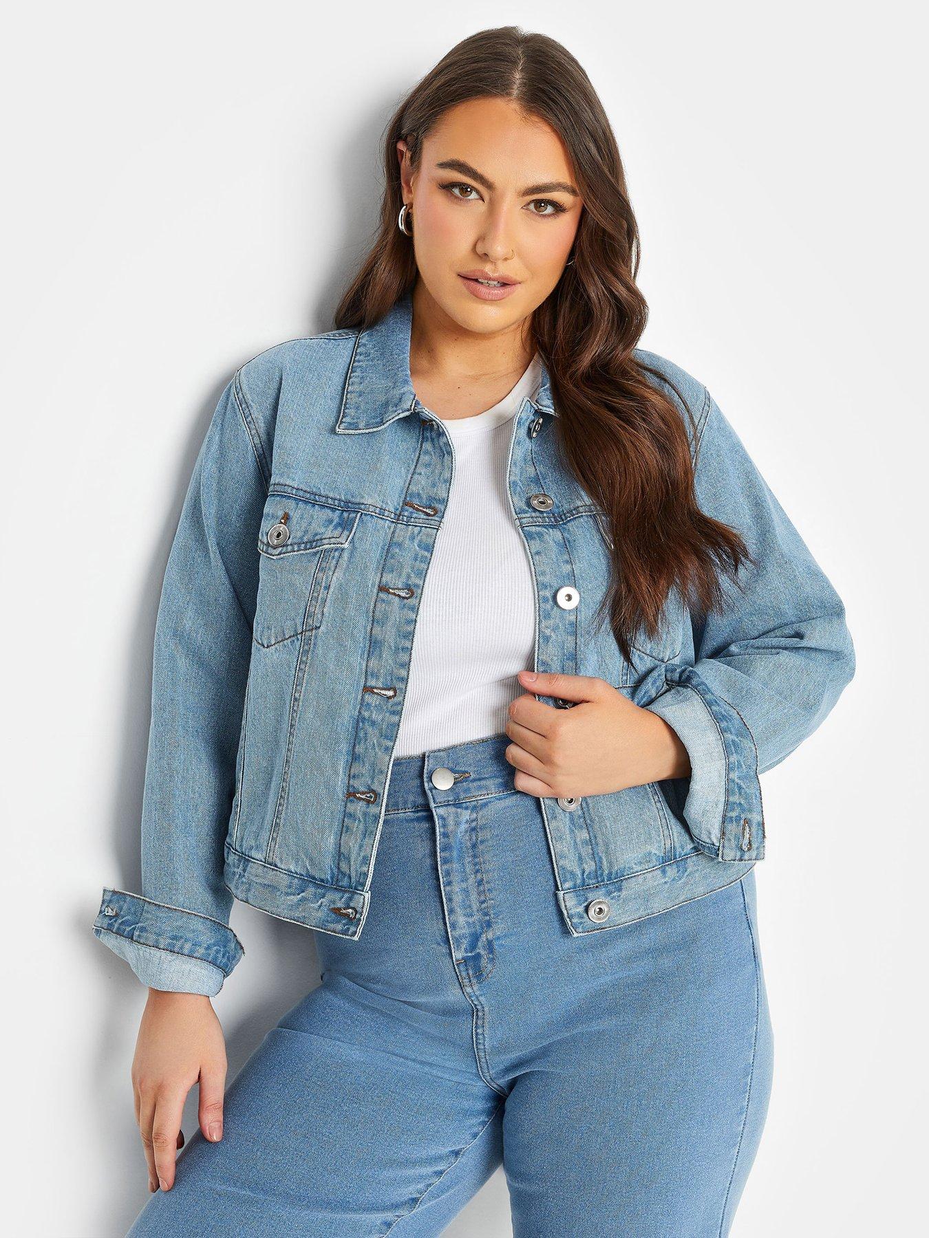 Yours Classic Denim Jacket - Blue