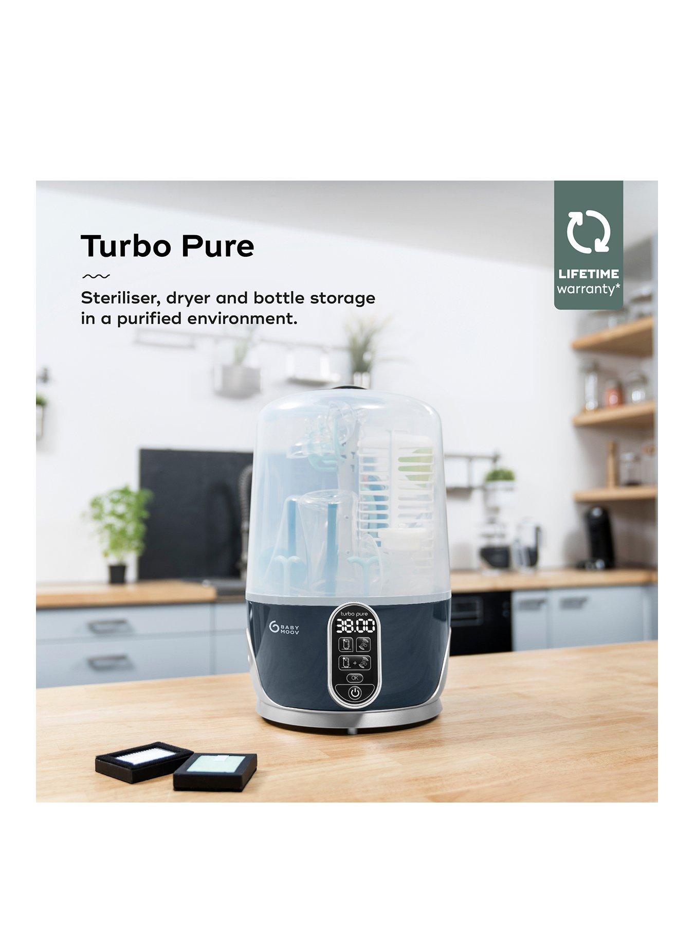 Image 2 of 7 of Babymoov Turbo Pure Sterilizer &amp; Dryer for Baby Bottles and Breast Pumps