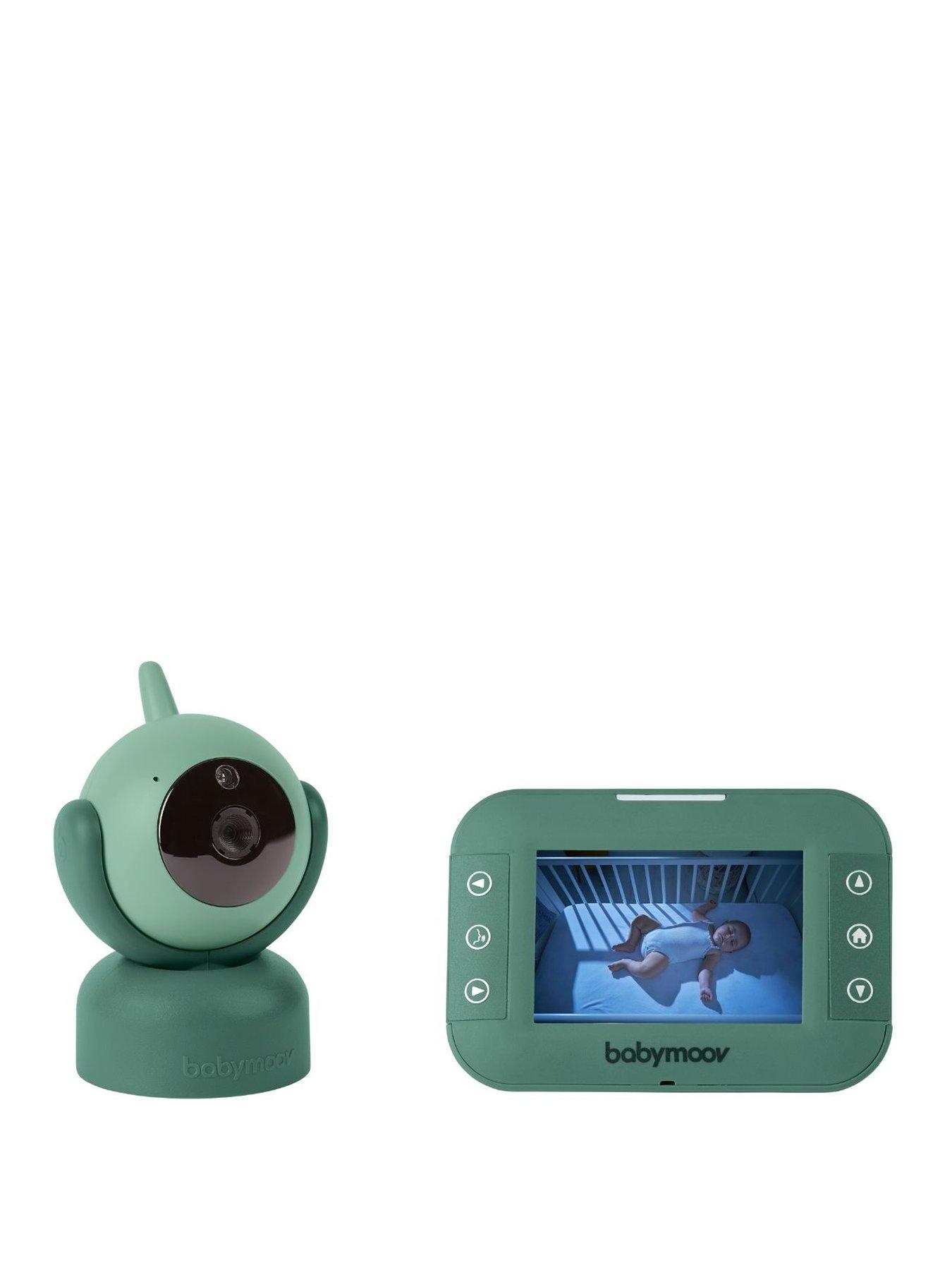 Image 1 of 8 of Babymoov YOO Twist 3.5" Pan and Tilt Remote Baby Monitor with Night Camera