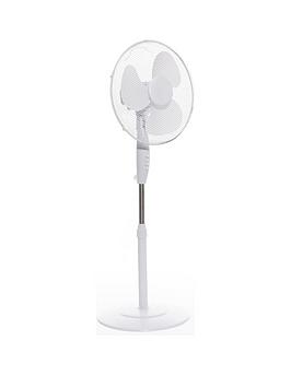 Product photograph of Daewoo 16-inch Pedestal Fan from very.co.uk