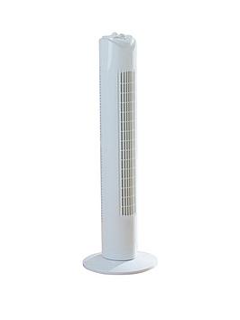 Product photograph of Daewoo 32-inch Tower Fan With Oscillation from very.co.uk