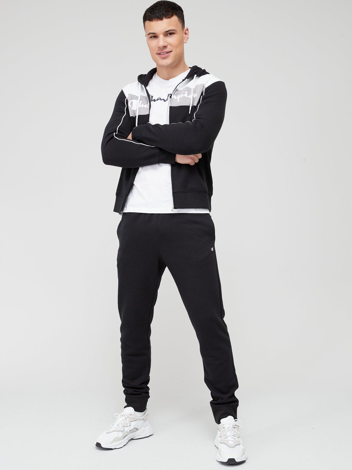 Champion hotsell tracksuit black