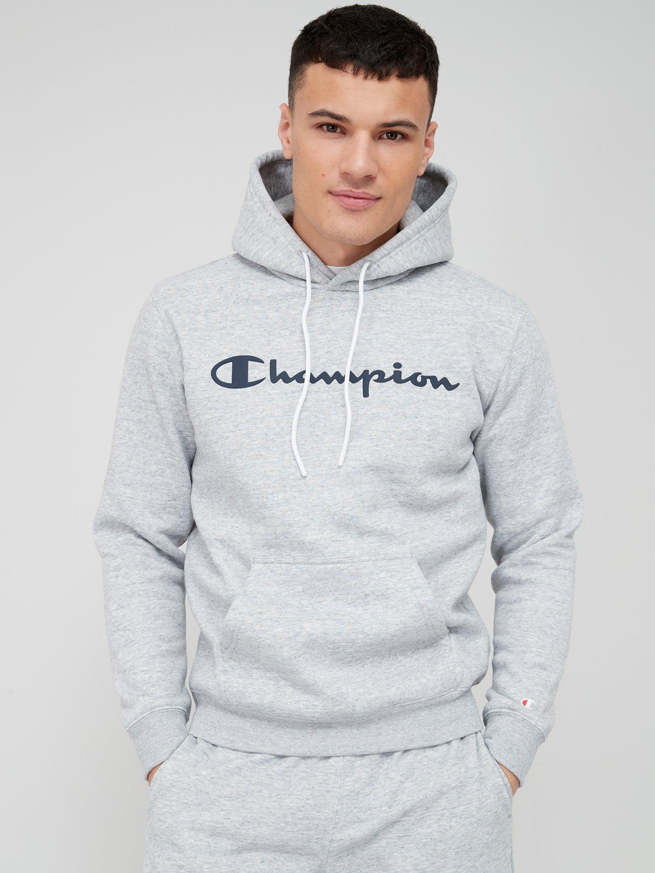 Champion Legacy American Classics Hoodie - Grey | very.co.uk