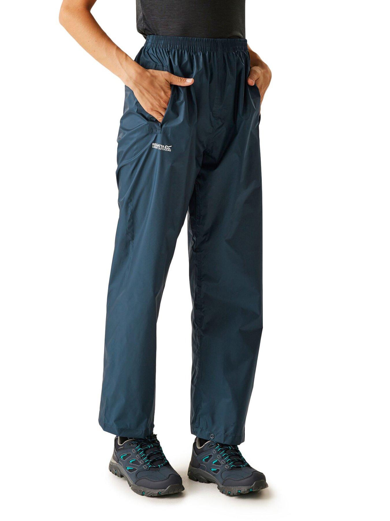 Regatta Pack-It Overtrousers - Navy, Navy, Size L, Women