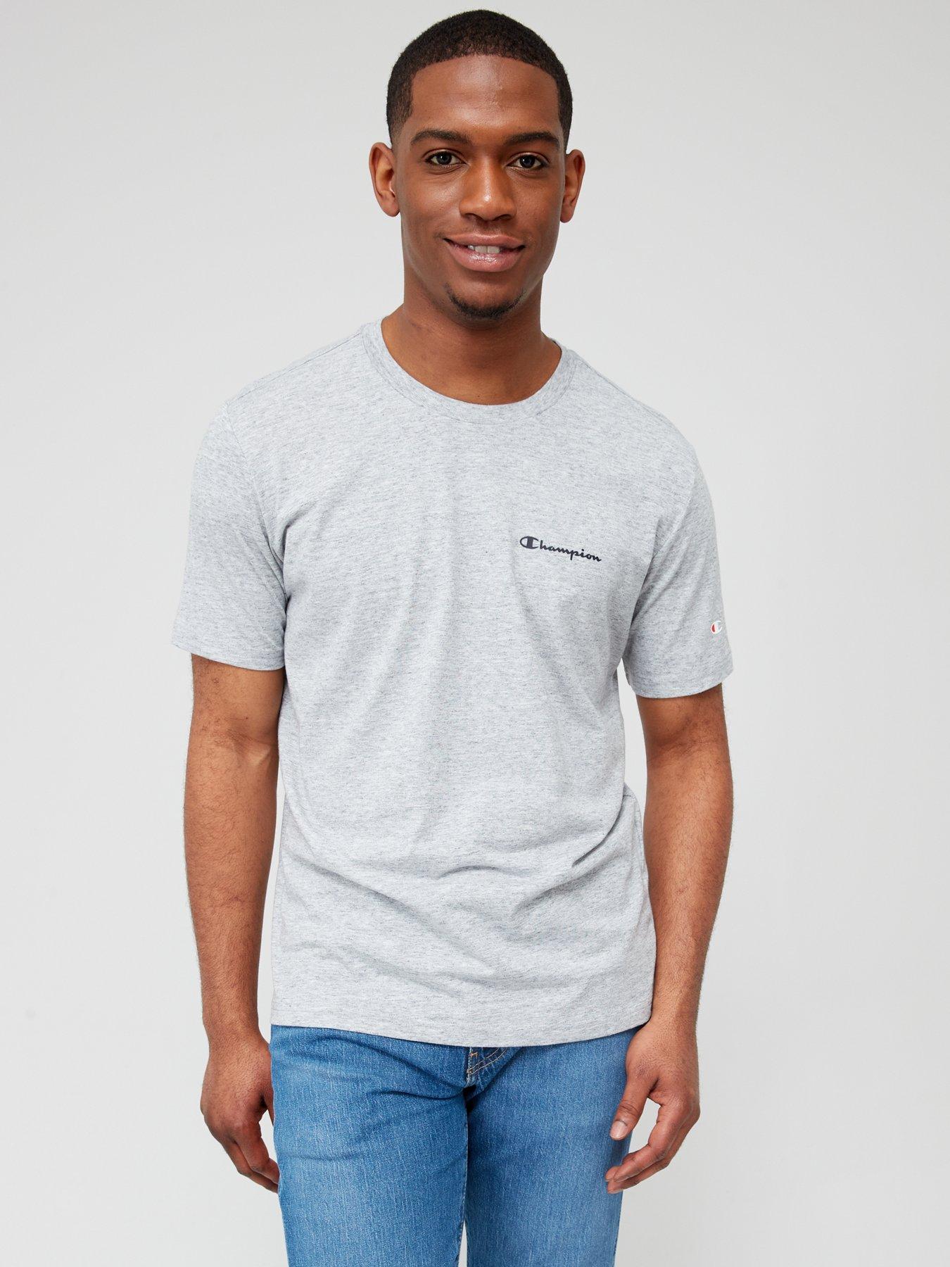 Champion small deals logo t shirt