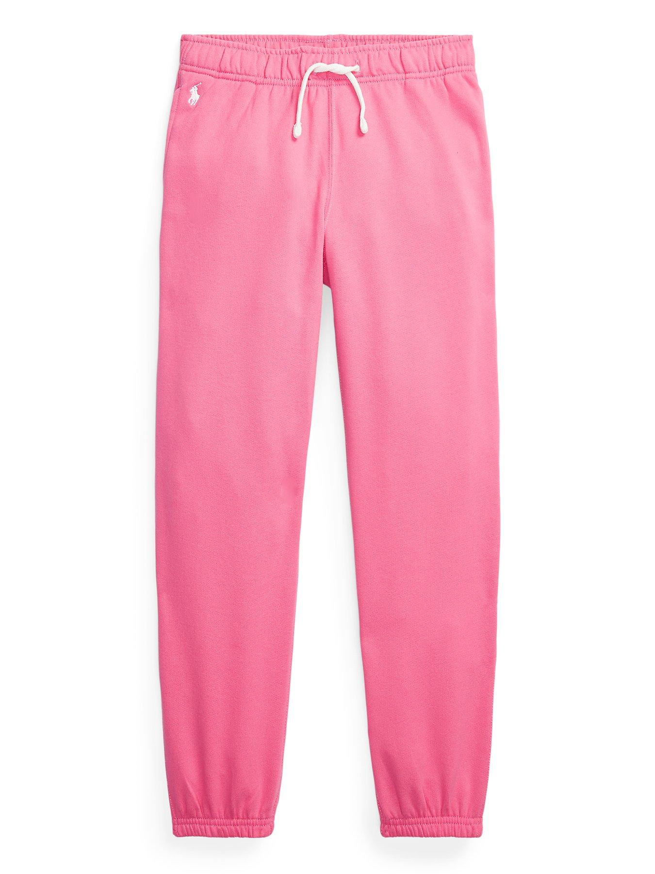 Ralph Lauren Pink Flare Leg Sweatpants - Girls Size M (8-10)