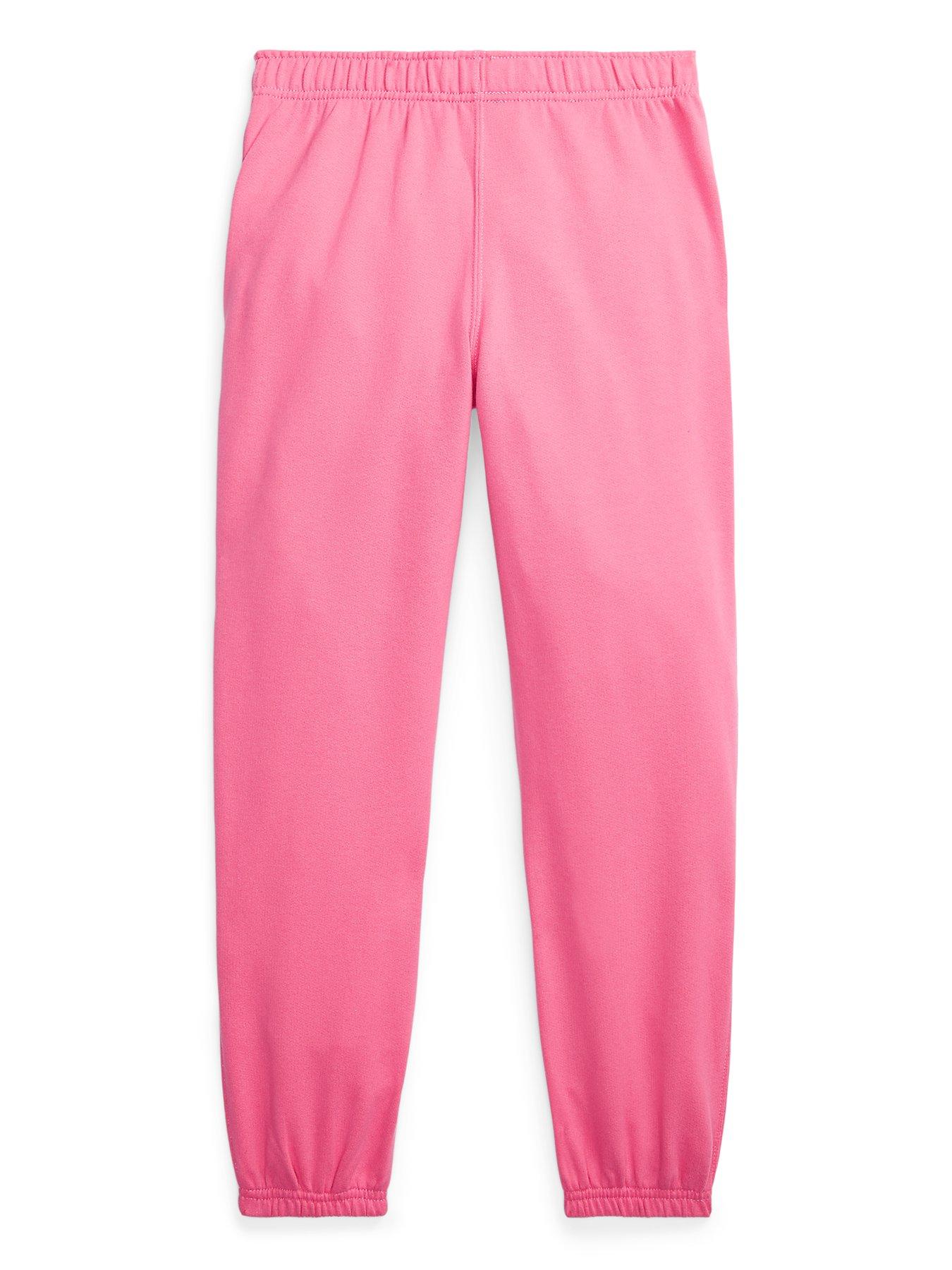 Ralph Lauren Girls Jog Pants - Desert Pink