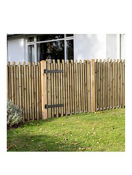 Product photograph of Forest Contemporary Picket Gate 3ft 0 90m High from very.co.uk