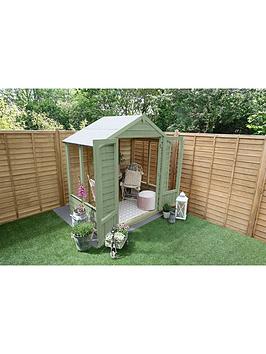 Product photograph of Forest Oakley Overlap Apex Summerhouse - 6 X 4ft from very.co.uk