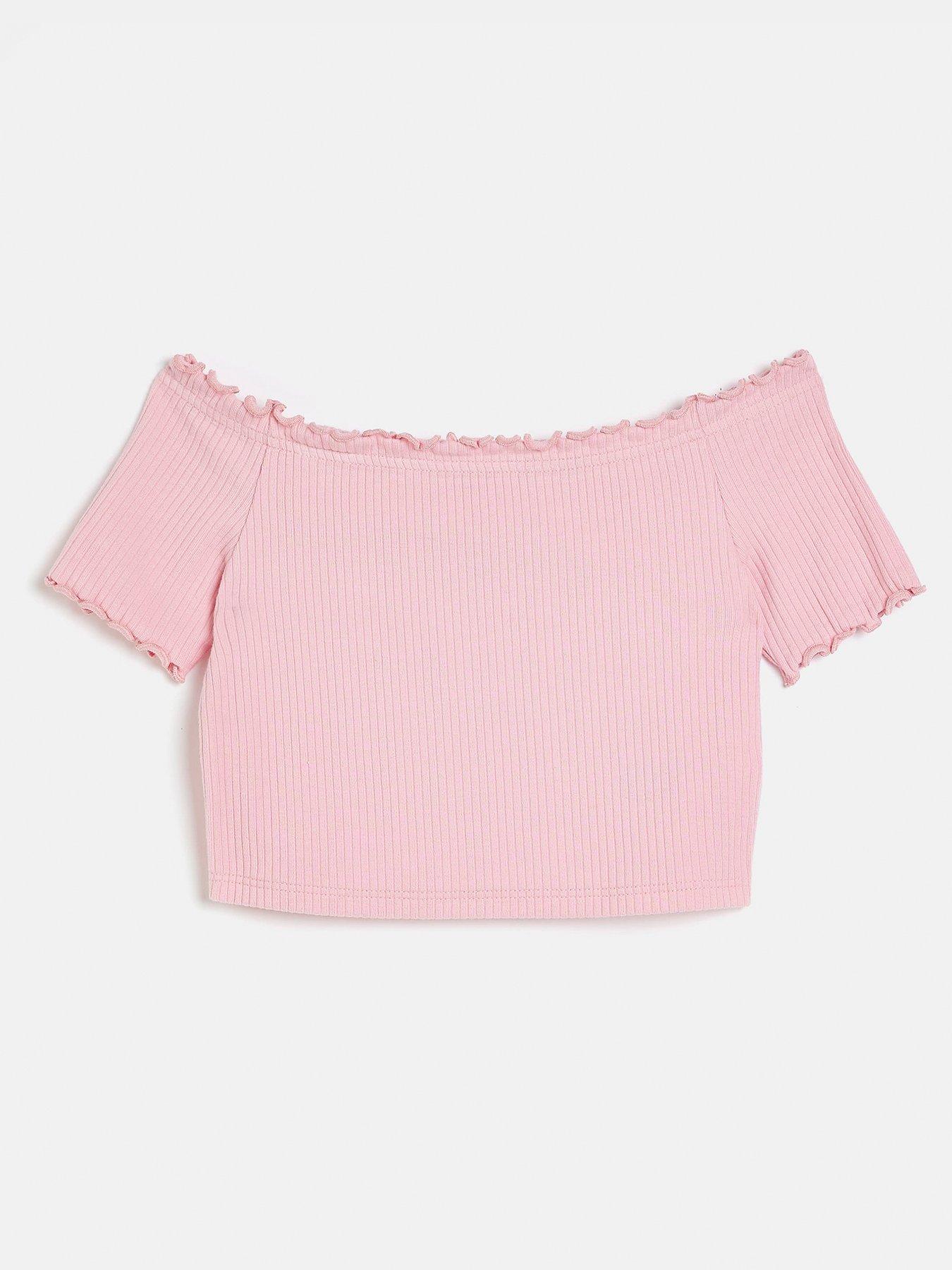 Kids best sale bardot top