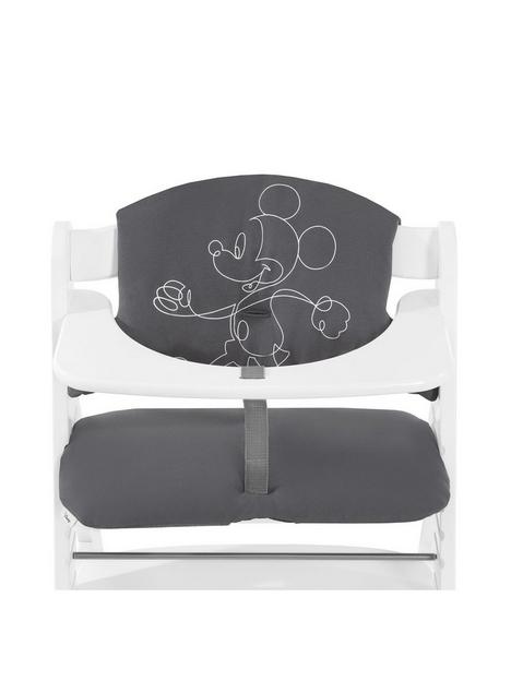 hauck-alpha-highchairpad-select-mickey-mouse-anthracite