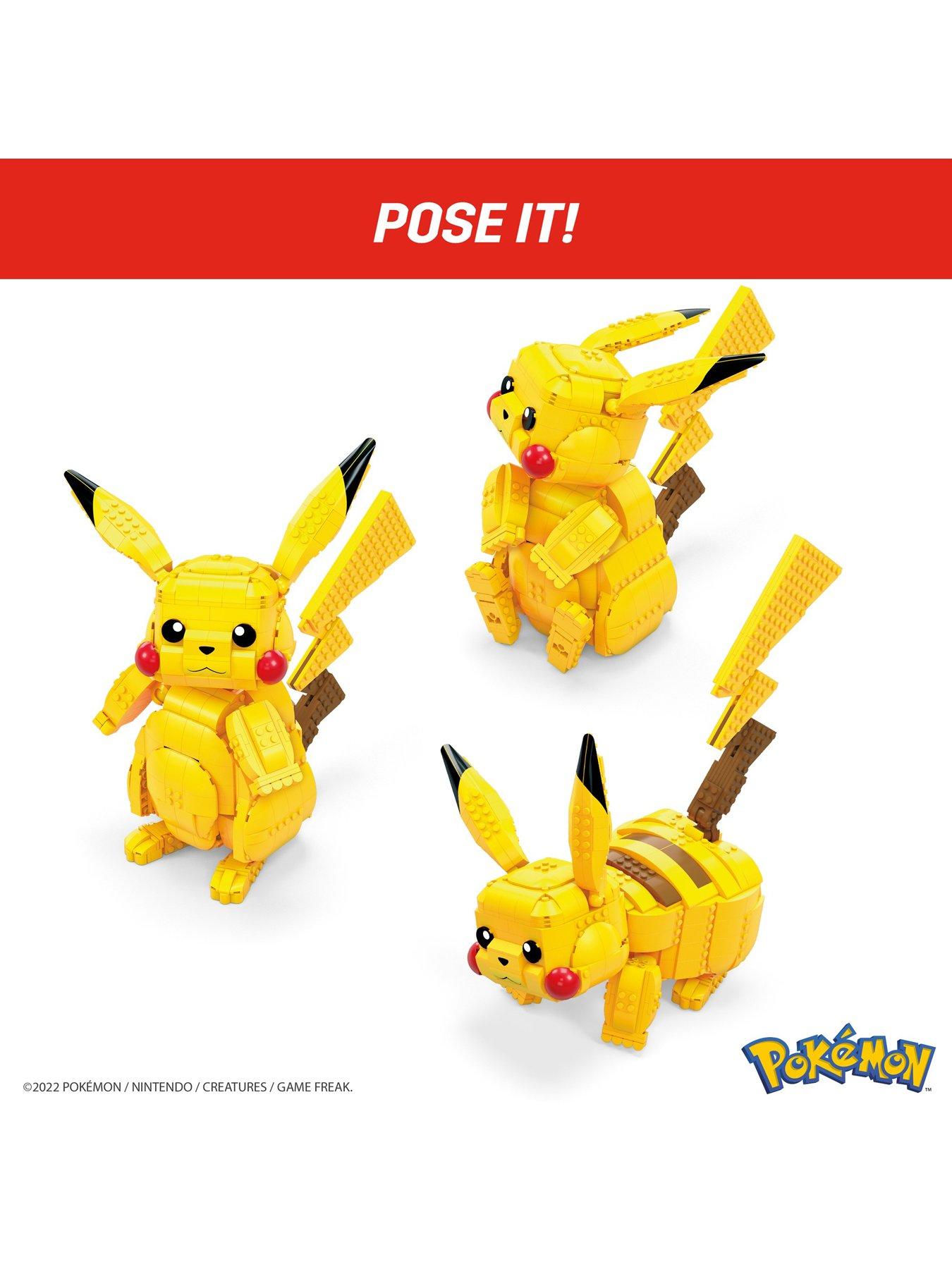 MEGA Pokemon Building Toy Kit Pikachu (205 Pieces) with 1 Action Figure for  Kids