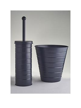 Product photograph of Our House Toilet Brush And Bin Set from very.co.uk