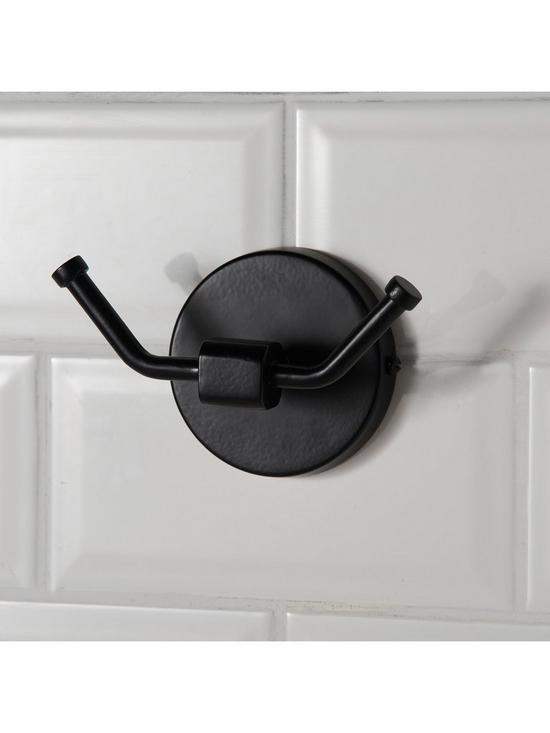 stillFront image of our-house-4-piece-bathroom-fittings-set-black