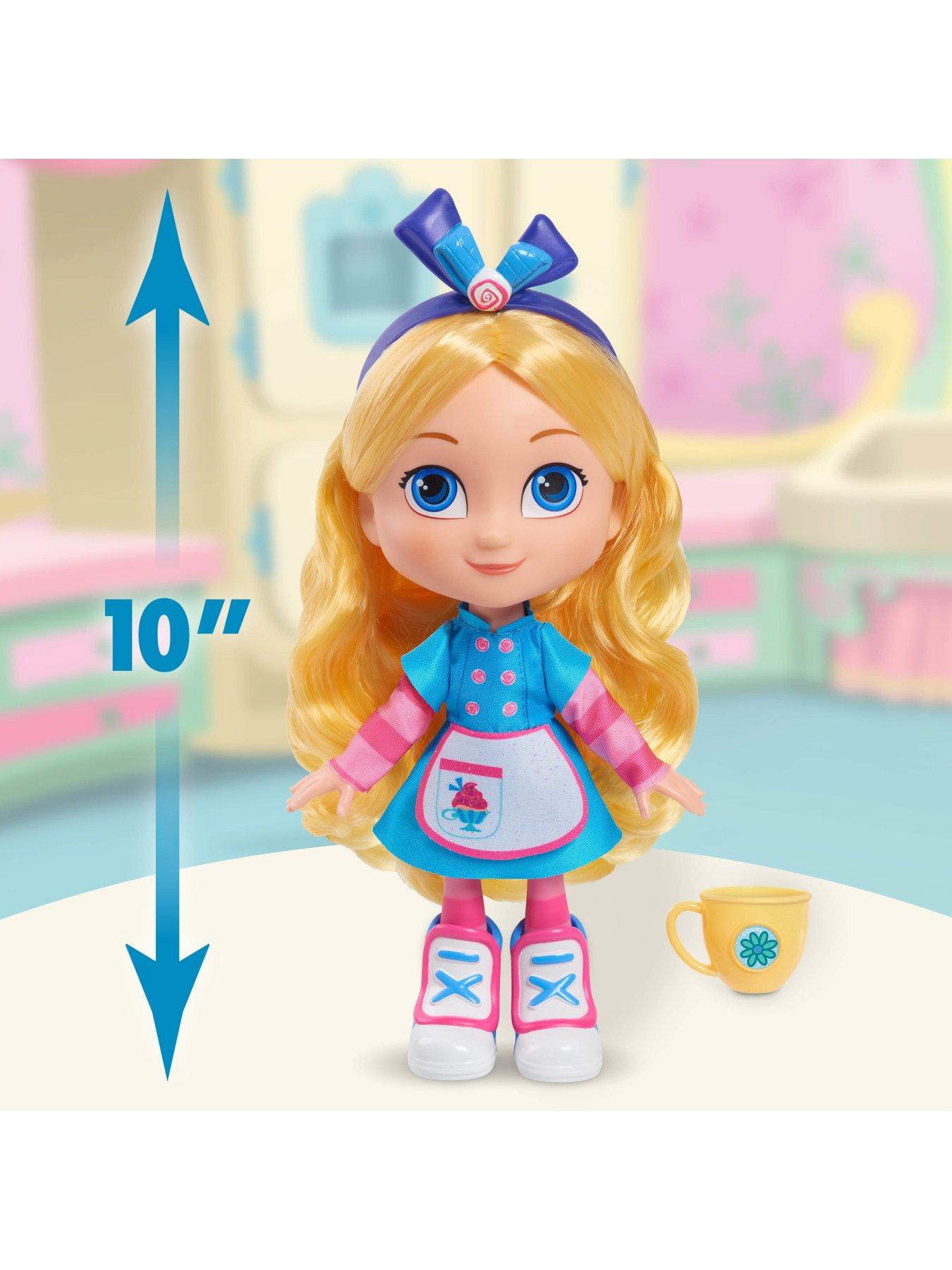 Disney Junior Alices Wonderland Bakery Rosa Doll and Accessories, Kids Toys for Ages 3 Up, Size: 7.0 inches; 4.0 inches; 12.0 Inches