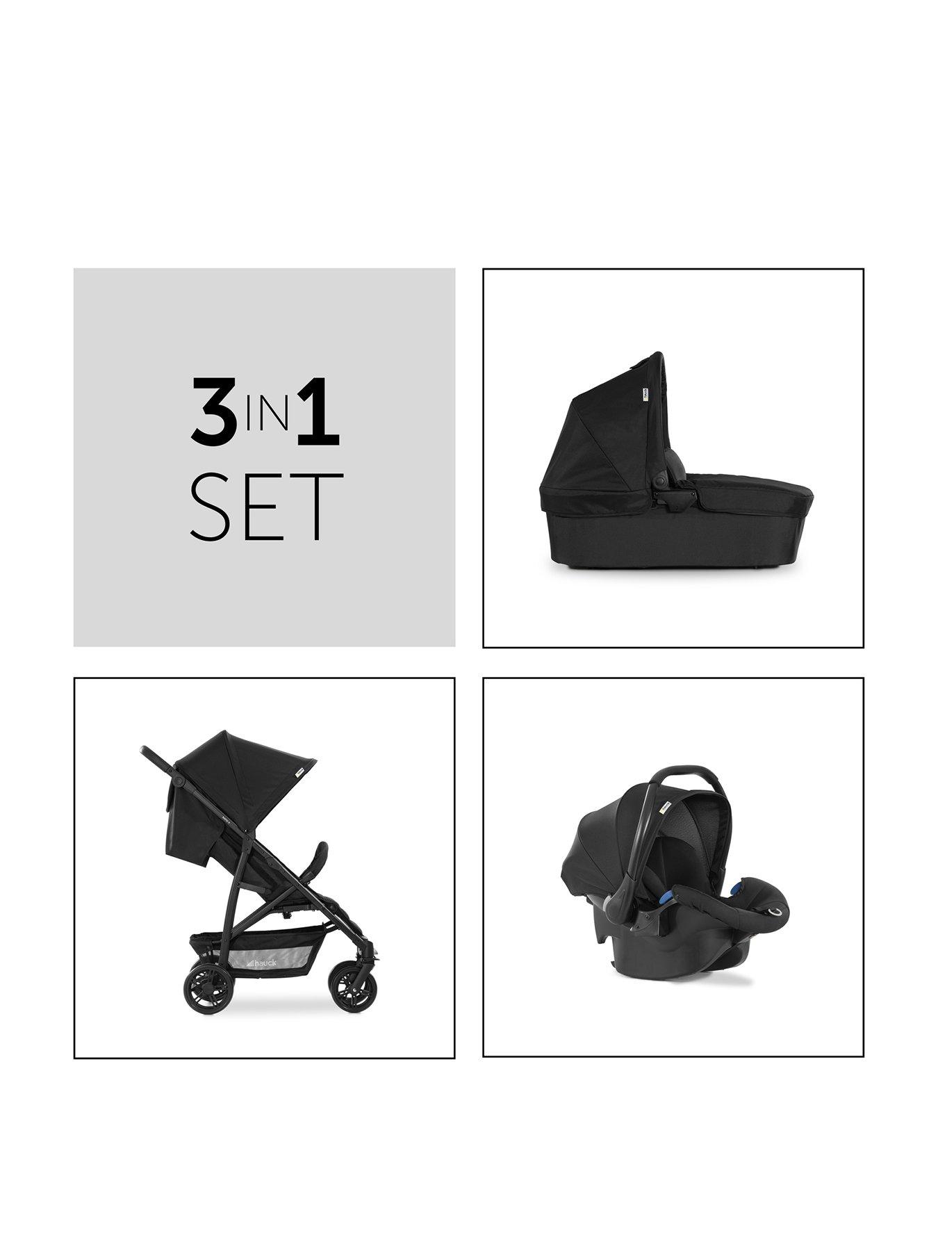 Hauck Rapid 4 Trioset Black Very