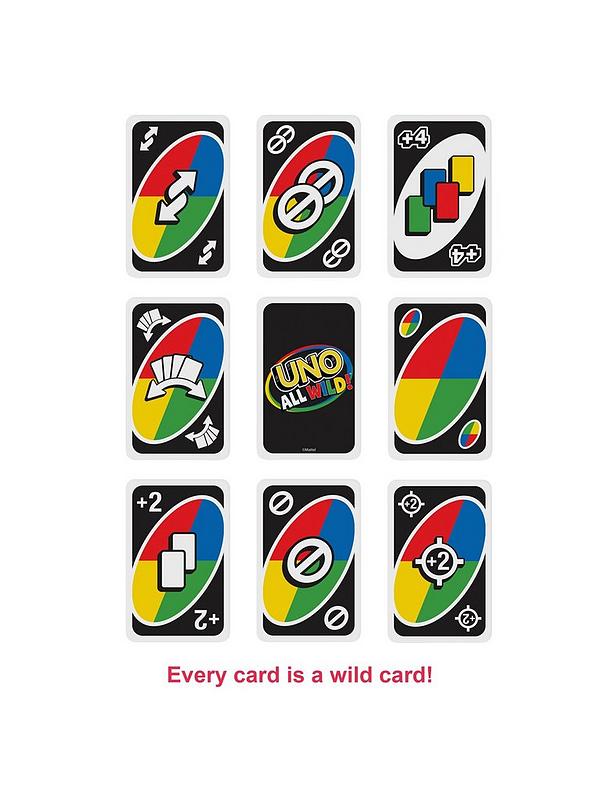 Image 5 of 5 of Uno All Wild Card Game