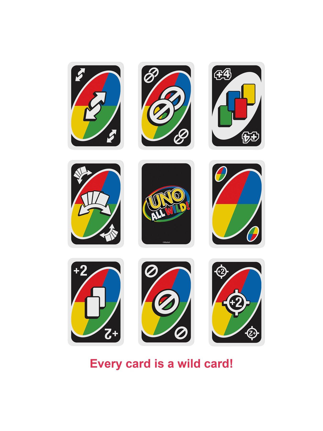 Uno All Wild Card Game Very.co.uk
