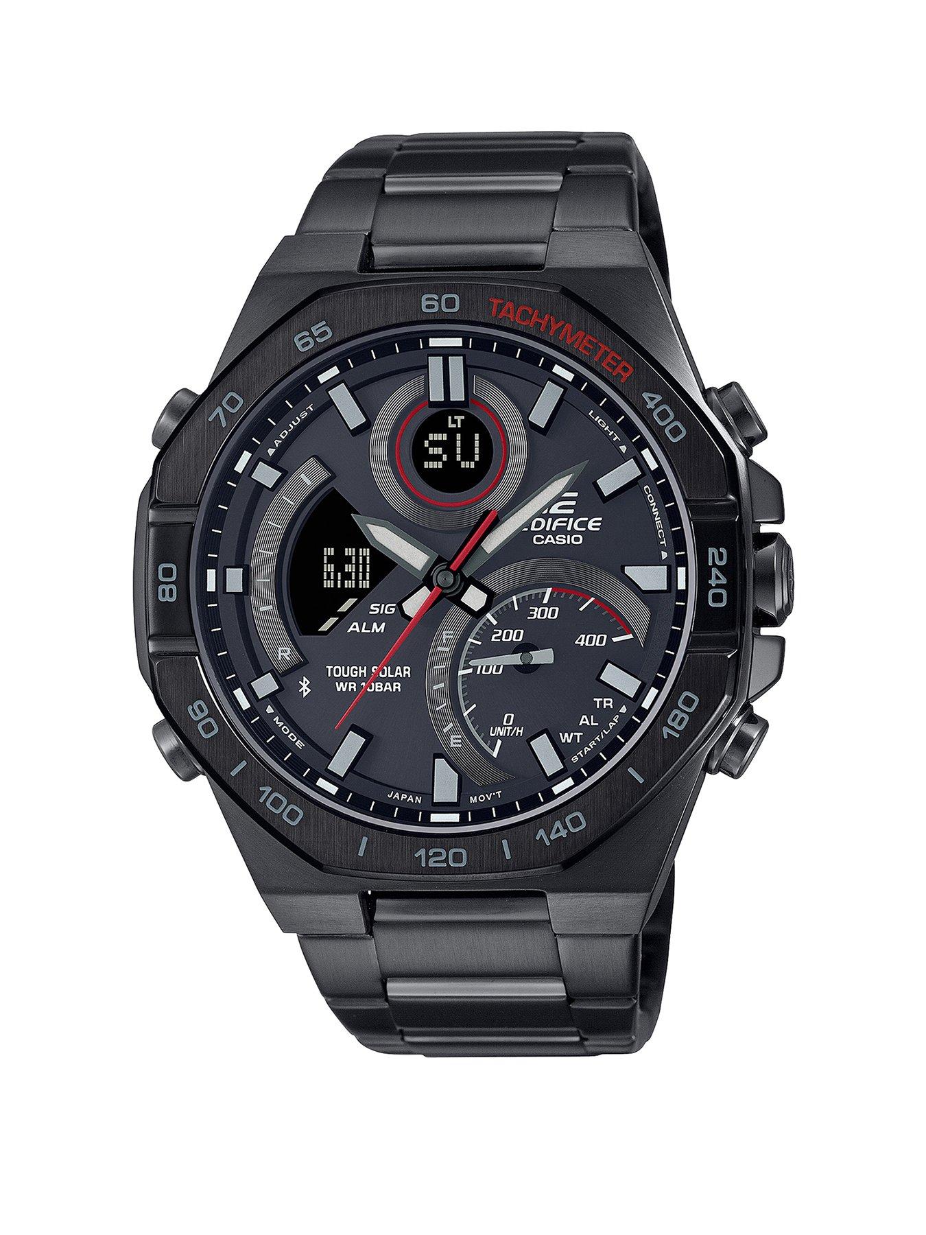  Casio Edifice EFR-571D-1AVUEF Men's Chronograph Watch :  Clothing, Shoes & Jewelry