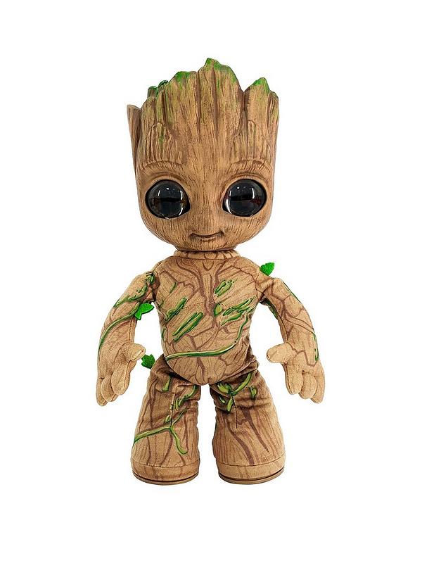 Image 1 of 6 of Marvel I Am Groot Groovin' Groot Feature Plush