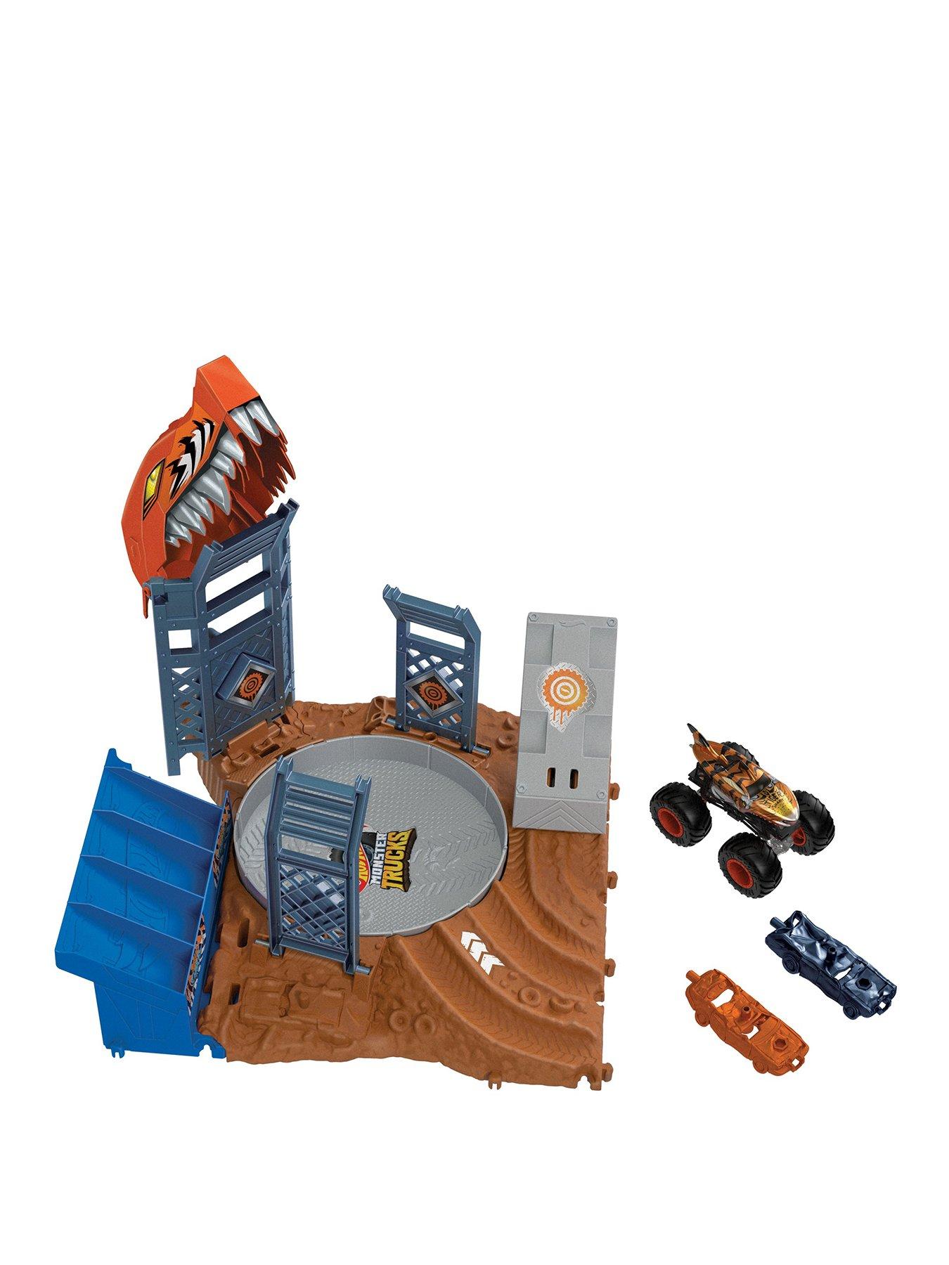 Hot wheels deals monster jam playset