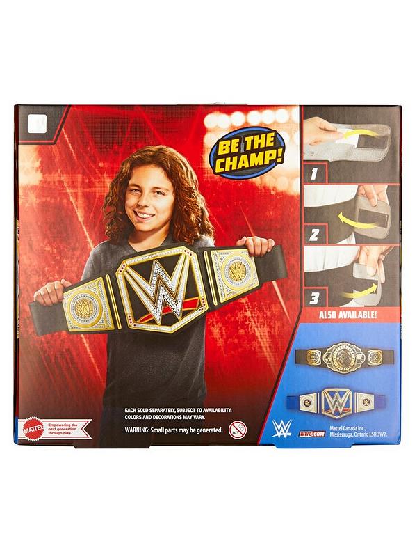 Image 4 of 5 of WWE Championship Title Roleplay Belt Toy