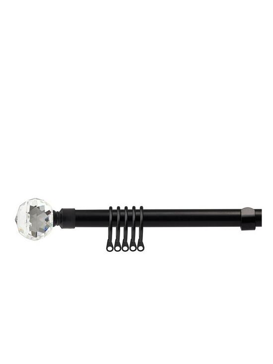 front image of very-home-extendable-curtain-pole-kit-with-crystal-finialsnbsp