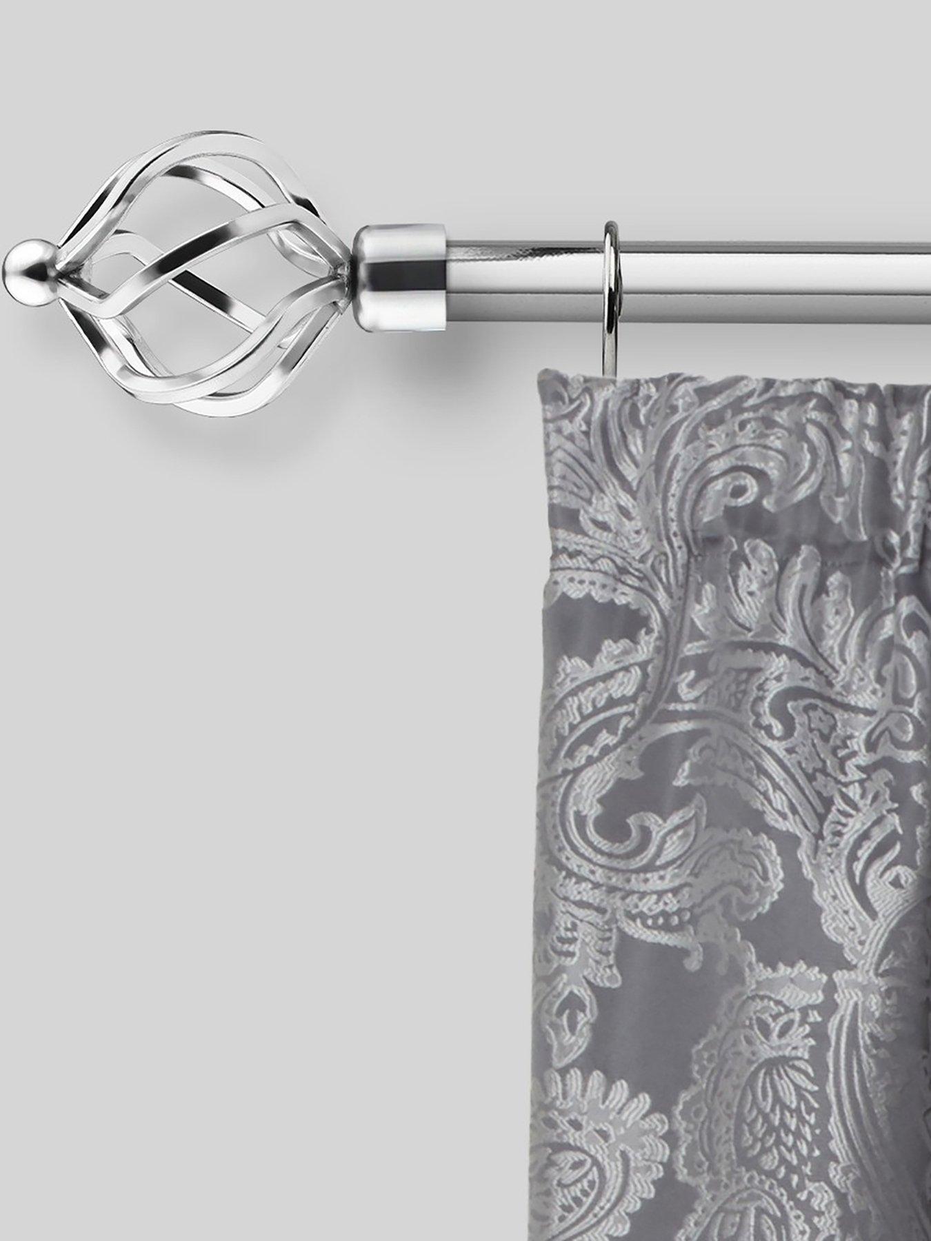 Image 2 of 4 of Very Home Cage Finial Extendable Curtain Pole