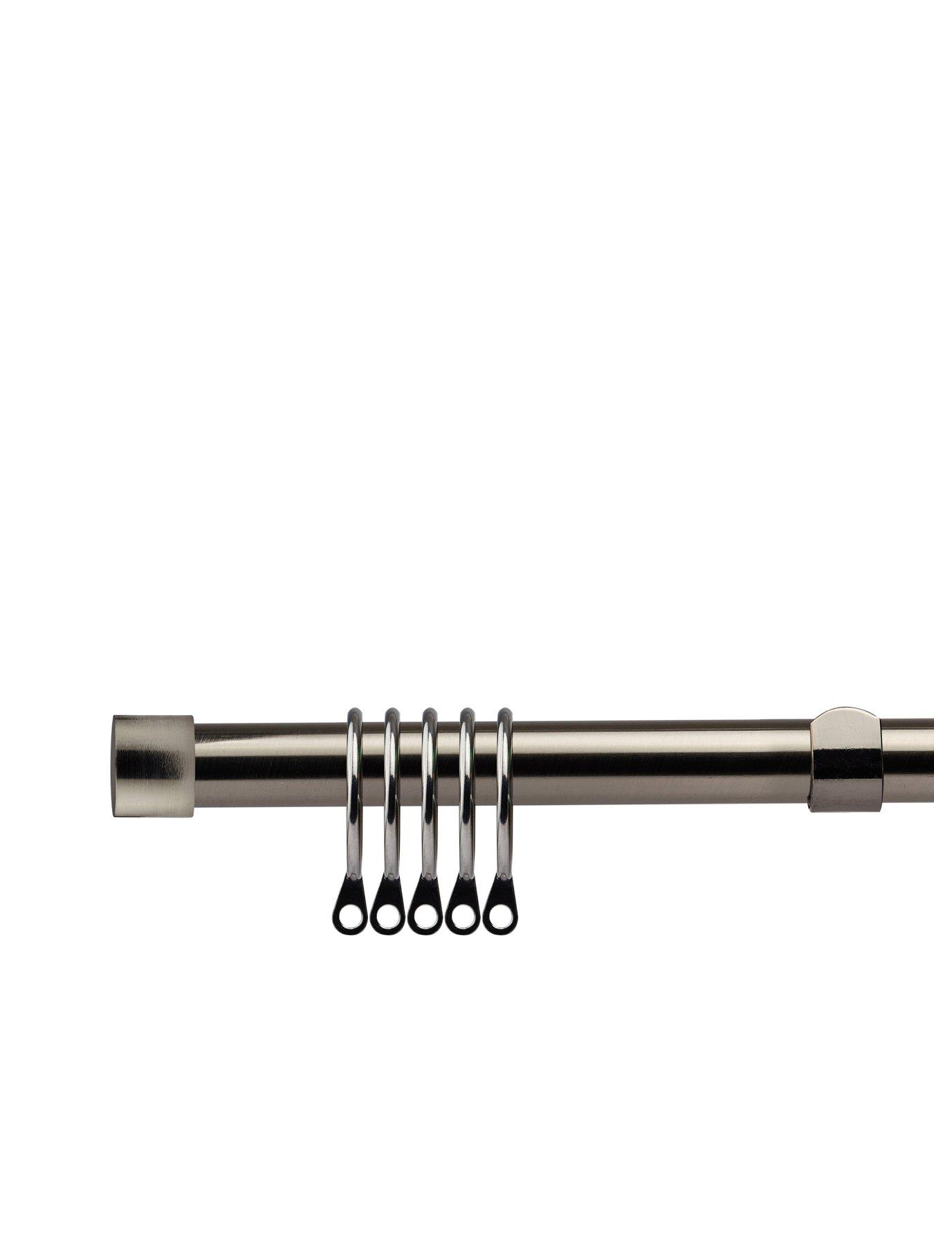 The Very Collection Stud End Finial Extendable Curtain Pole