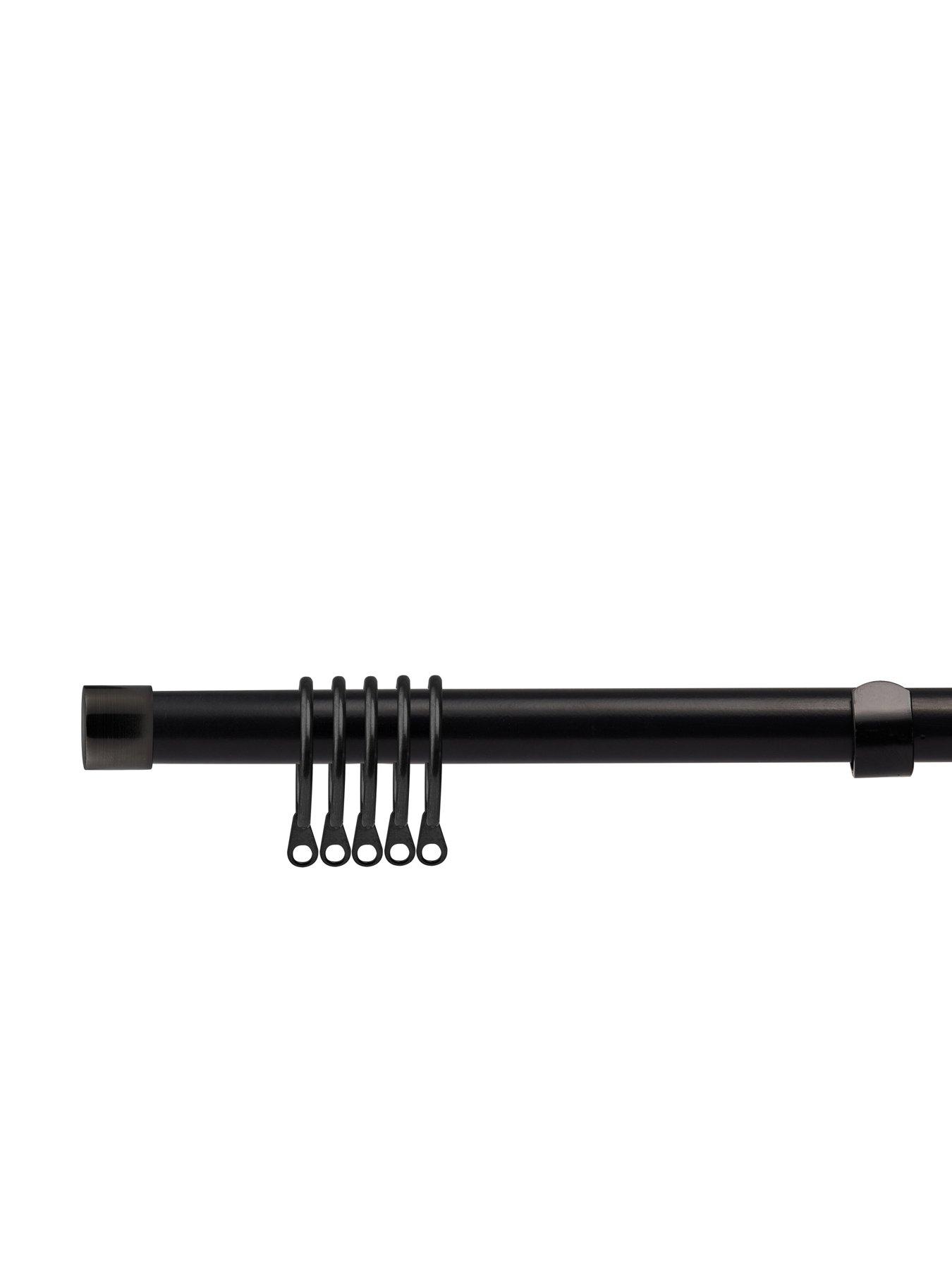 Very Home Stud End Finial Extendable Curtain Pole