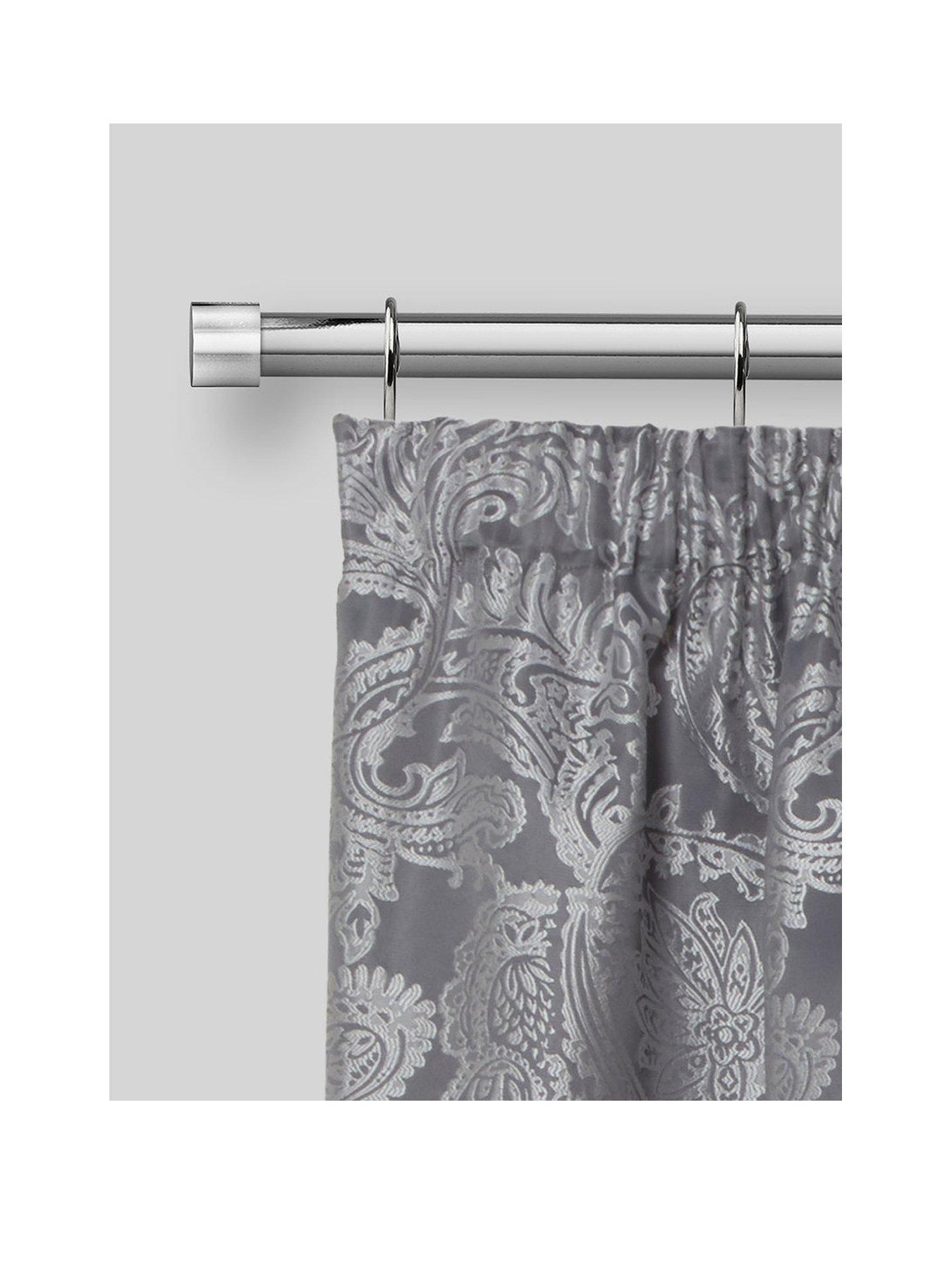 Everyday Stud End Finial Extendable Curtain Pole very.co.uk