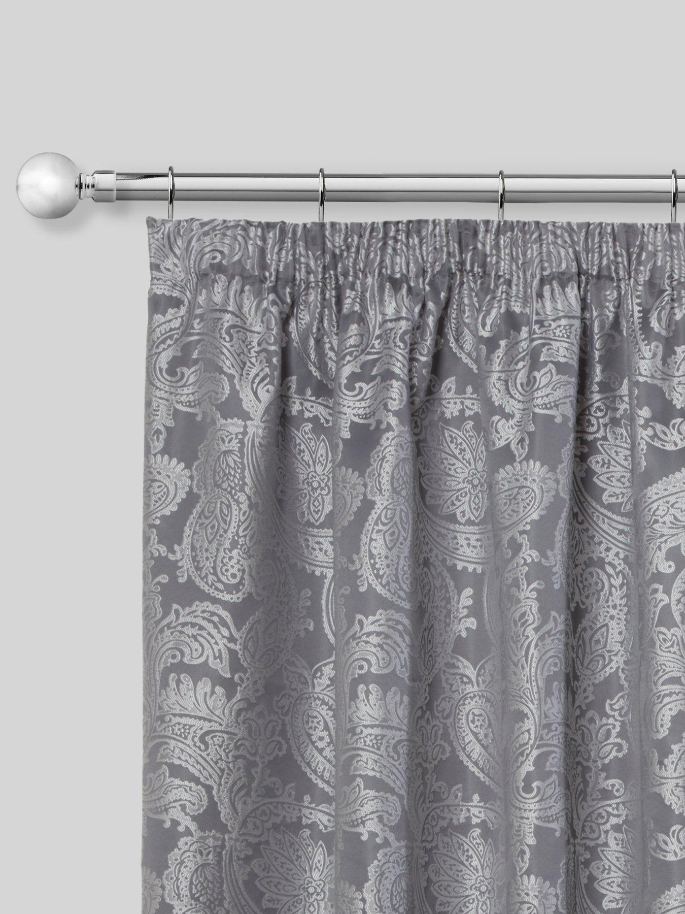 Very Home Extendable Curtain Pole Kit With Ball Finials - 1.2 To 2.1m