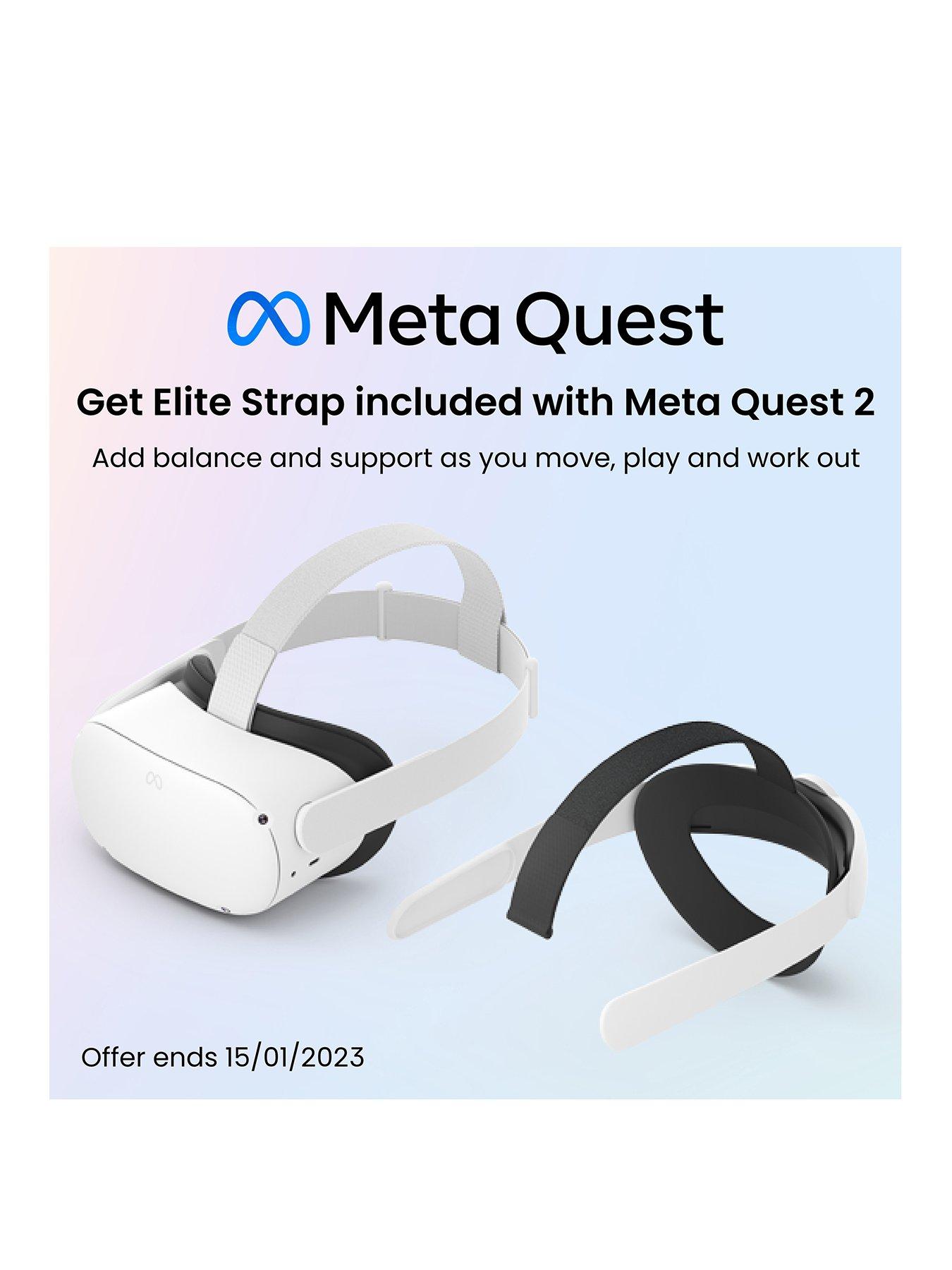 2 128GB, All-in-One VR Headset + Free Elite Strap